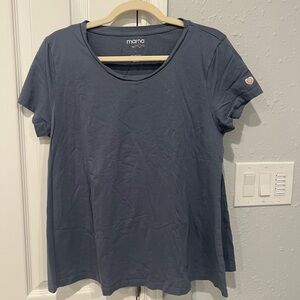 Mama by Mori Navy Blue Short Sleeve Women's Nursing Tee